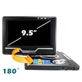 Rupse(TM) 9.5 Inch LCD Car Home Portable DVD Player MP3 MP4 TV SD DIVX USB Games