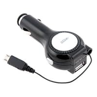 MicroUSB Retractable Plug-in Dual Car Charger with USB Port for HTC Aria/ Desire/ Droid Incredible 2/ EVO 4G/ EVO Design 4G / Hero S/ EVO Shift 4G/ Freestyle/ G2/ HD2/ HD7/ Inspire 4G/ myTouch 4G/ Radar/ Rezound/ Wildfire/ Nexus One/ One S/ One X/ ThunderBolt/ Titan II/ Vivid - * * * Free Universal Screen Protector * * *