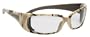 Body Glove 90411 V-Line+ Dual-Lens High Impact Safety Glasses, Camo Frame, Clear Lens