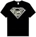 Search : Superman ALL ABOUT THE BENJAMINS Adult Black T-shirt Tee Shirt