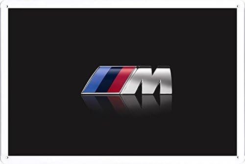 Vehicle Automobile Motor Car Bmw M Series Logo 26306 Tin Sign Metal Poster Plate (20x30cm) By Auto TinSign