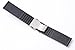 22mm Black Silicone Rubber Sport Diver Watch Band Strap rd2205