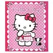 Hello Kitty 50x60 Small Hearts Fleece Throw