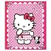 Hello Kitty 50x60 Small Hearts Fleece Throw