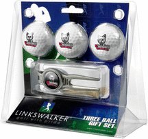 South Dakota Coyotes 3 Ball Golf Gift Pack With Kool Tool