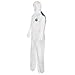 Lakeland MicroMax NS Cool Suit Microporous Disposable Coverall with Hood, Elastic Cuff, 2X-Large, White (Case of 25)