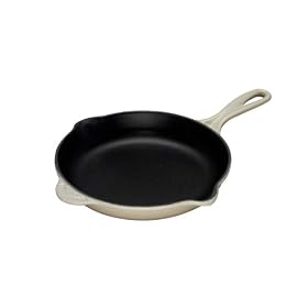 Buy Le Creuset Enameled Cast-Iron 11-3 4-Inch Skillet with Iron Handle, Dune