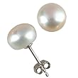 White 7.5-8mm AAAA Cultured Pearl Platinum Overlay CAREFREE Sterling Silver Stud Earrings (LS1B) White 7.5-8mm AAAA Cultured Pearl Platinum Overlay CAREFREE Sterling Silver Stud Earrings (LS1B)