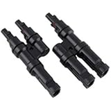 RENOGY&reg; Branch Connectors Solar MC4 Connectors Y connector in Pair MMF+FFM