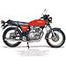 シバタ：バイク イラスト A3 ポスター 1974 CB400 FOUR