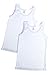 Brix Boys White Tank Tops 100% Cotton Super Soft Undershirts 2 pk tees.
