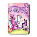 Horse - My Pink Pony - Light Switch Covers - single toggle switch
