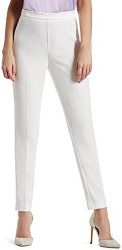 GUESS by Marciano Women's Foxlie High-Rise Tuxedo Pant, WHITE (8)