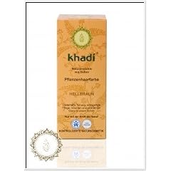 Khadi Pflanzenhaarfarbe Hellbraun