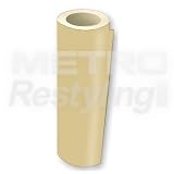 Metro Gloss Beige High Performance Vinyl Wrap Film 15"x12"