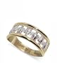 10 KT Two Tone Gold Turtle 10K Ring Band