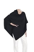 Cashmere Poncho - 060 Black by Catherine Robinson