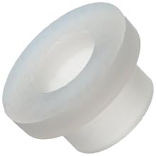 Nylon 6/6 Shoulder Washer, Plain Finish, Inch