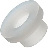 Nylon 6/6 Shoulder Washer, Plain Finish, Off-White, Inch, Made in US
