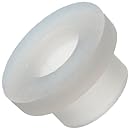 Nylon 6/6 Shoulder Washer,  0.2" Hole Size, 0.2000" ID, 0.0620" Nominal Thickness (Pack of 100)
