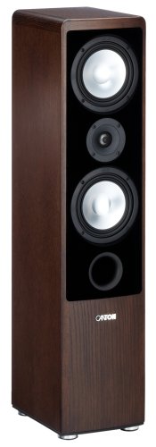 Ergo 670 DC 2.5-Wege Bassreflex-Standlautsprecher 110 170 Watt Bi-Wiring- Bi-Amping-Anschlussfeld wenge braun Stück 