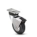 Shepherd Omega Series Caster, 3 Neoprene Rubber with 1-1/4 x 2-3/8 Top Plate with Brake
