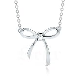 TIFFANY＆Co. ティファニー ネックレス リボン ペンダント （ミニ） 並行輸入品 (品番:310)