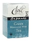 Choice Organic Teas Tea Organic Grain, Green Moroccan Mint 16 bag ( Value Multi-pack of EIGHT(8) x 6)
