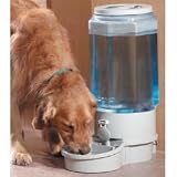 Pet Waterer-Holds 5 Gallons of Water (Light Grey) (10.5H x 26W x 10.5D)