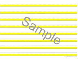 Brightlines Paper Yellow Regular 1/2 8-lines per page (3 tablets)