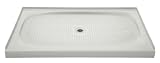 KOHLER K-9055-FF Salient Receptor with Center Drain, 60-Inch by 36-Inch, Sea Salt