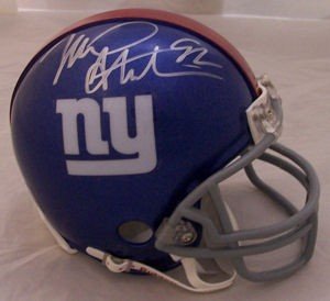Michael Strahan Autographed/Hand Signed New York Giants Mini Helmet
