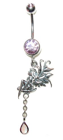 Childrens Toyshop  Jewelry : Amy Brown "Birth of Fairy" Belly Button Ring