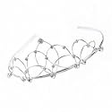 New Ladies Crystal Metal Bridal Wedding Tiara Headband
