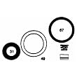 Danco Perfect Match 88101 Faucet Repair Kit For Delta/Delex 2-Handle Faucet