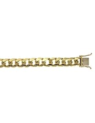 CleverEves 14Kt Yellow Gold Curb Link 13.2mm Bracelet