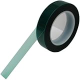 1" X 72 Yds - 2 Mil Green Powder Coating Masking Tape - High Temperature