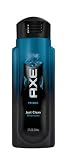 Axe Primed Just Clean Shampoo, 12-Ounce Bottle (Pack of 3)