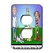Londons Times Funny Dogs Cartoons - Cyclops Seeing Eye Dogs - Light Switch Covers - 2...