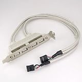 PCIブラケットクレバリーEZRIO04 USB20ポート増設ブラケット