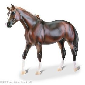 Childrens Toyshop  Toys : Breyer Liver Chestnut Equestrian Land Conservation Resource Benefit Model