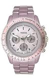 Fossil Womens CH2747 Stainless Steel Analog Purple Dial Watch