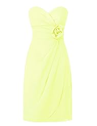 Sweetheart Chiffon Sheath Cocktail Club Dress/Homecoming Dress/Bridesmaid Dress/Prom Dress/Party Dress 