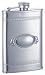 Simran 8-0203M-12 Ajmer 8 oz. Matte Stainless Steel Flask
