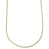 Amazon.com提供 Watch & Jewelry Online Shop Ranking 86. 10k Yellow Gold 1.35mm Singapore Chain Necklace, 18