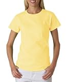 Anvil Organic Ladies' Short Sleeve 100% Organic Cotton Tee - Yellow Haze