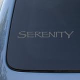 SERENITY - Firefly - Vinyl Decal Sticker #A1435 | Vinyl Color: Silver