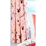 Playboy Baby Pink Curtains Set