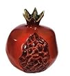 Pomegranate Candlestick by Yair Emanuel - Cast Aluminium - RED - Hand Painted...