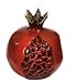 Pomegranate Candlestick by Yair Emanuel - Cast Aluminium - RED - Hand Painted...